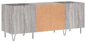 Armário p/ Discos - 121x38x48cm - Derivados Madeira Cinzento Sonoma
