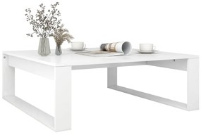 Mesa de centro 100x100x35 cm derivados de madeira branco