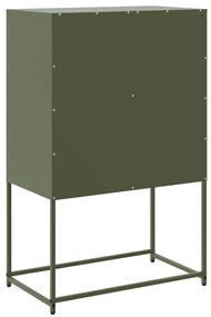 Aparador 68,5x38,5x107 cm aço verde azeitona