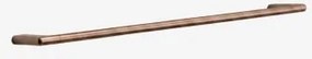 Toalheiro Adesivo De Parede Com Barra 60 Cm Para Casa De Banho Em Aço Inoxidável Rovent Ouro Rosa Escovado - Sklum