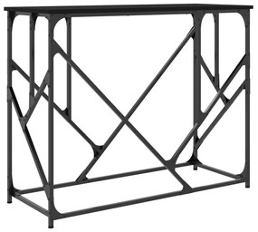 Mesa consola 100x40x80 cm derivados de madeira preto