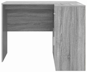 Mesa de Canto Cinza Sonoma 102x88x75 cm Madeira Engenharia