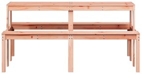 Mesa de piquenique 160x134x75 cm madeira de douglas maciça