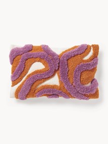 Capa de almofada artesanal com decoração acolchoada Jiri