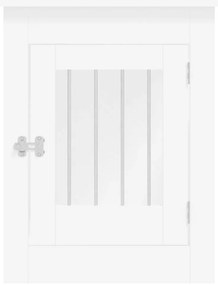 Móvel casota para cão 55x80x68 cm derivados de madeira branco