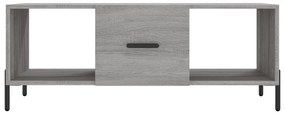 Mesa de centro 102x50x40cm derivados de madeira cinzento sonoma