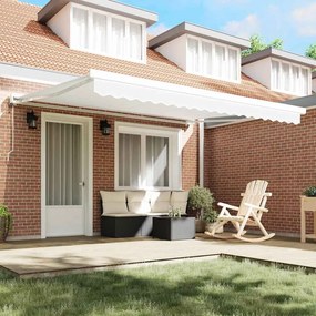 Tecido de Substituição para Toldo para Estrutura de 4x3.5 m Branco