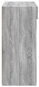 Aparador 80x42,5x93 cm derivados de madeira cinzento sonoma