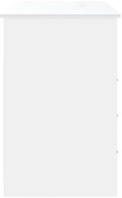 Secretária c/ gavetas 102x50x76 cm derivados de madeira branco