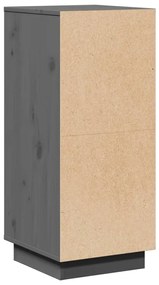Aparadores 2 pcs 31,5x34x75 cm madeira de pinho maciça cinza