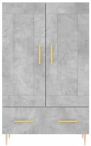 Aparador alto 69,5x31x115 cm derivados de madeira cinza-cimento