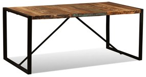 Mesa de jantar madeira reciclada maciça 180 cm