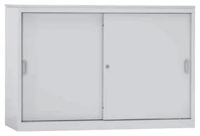 Armário de Escritório com Portas de Correr 800x1200x420mm – Cinza