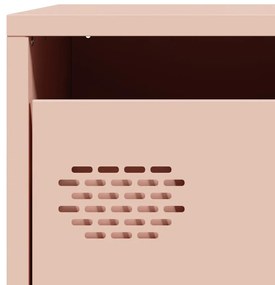 Aparador 101,5x39x73,5 cm aço laminado a frio rosa