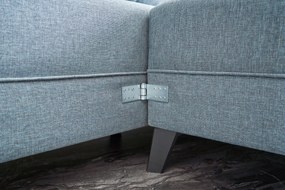 Sofá-Cama de Canto Eris – Azul – 300 x 78 x 202 cm