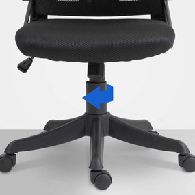 Cadeira de escritório Taos preta