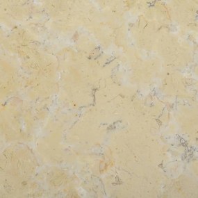Tampo de mesa Ø40x2,5 cm mármore cor creme