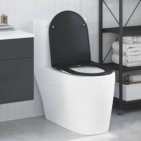 Assento de Vaso Sanitário com Liberação Rápida - Duroplast, Preto