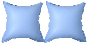 vidaXL Almofadas insufláveis p/ cobertura piscina acima do solo 2 pcs
