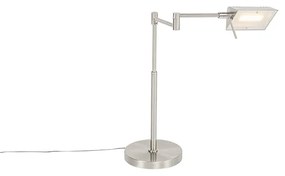 Candeeiro de mesa design aço LED dimmer-touch - NOTIA Moderno