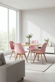 Pack 4 Cadeiras Synk Basic - Rosa