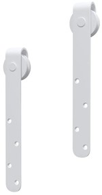 Mini kit para armário deslizante aço carbono 152 cm branco