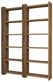 Estante City – Nogueira – 124,6x170x24,2 cm