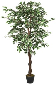 Figueira artificial 378 folhas 80 cm verde