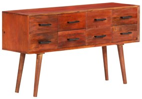 Aparador 110x30x59 cm madeira de mangueira maciça