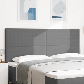 Cabeceira vidaXL Design Simples Cinza Claro 200 cm Tecido Corduroy