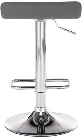 Conjunto de 2 bancos de bar Dyn 38 x 65-85 x 41 cm Cinzento