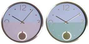 Relógio de Parede Dkd Home Decor Pêndulo (2 Pcs)