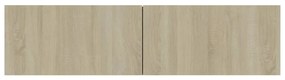 Móvel de TV 120x30x30 cm derivados de madeira carvalho sonoma
