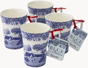 Canecas Blue Italian, conjunto de 4