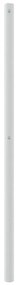 Cabeceira de cama 193 cm metal branco