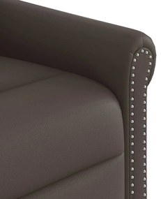 Poltrona massagens reclinável elevatória couro artificial