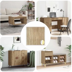 vidaXL Capa de Parafuso Autoadesiva 12 pcs Carvalho Artesanal