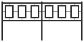 Cabeceira de cama 180 cm metal preto
