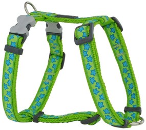 Arnês para Cães Red Dingo Style Estrela Verde 30-48 cm