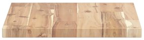 Prateleiras flutuantes 3pcs 40x30x2cm acácia maciça não tratada