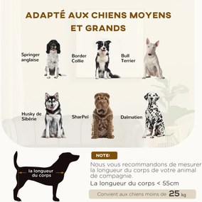 Cama para cães e gatos com design contemporâneo em forma de concha, dimensões: 98 C x 60 L x 35 A cm, almofada macia em veludo cinzento