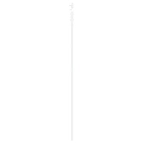 Porta Deslizante vidaXL com Conjunto de Ferragens Branca 86x211 cm Mad