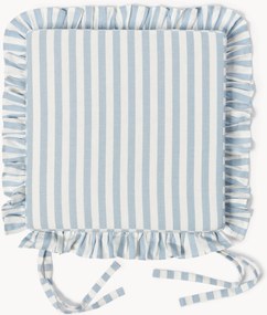 Almofadas de assento às riscas Ivette, conjunto de 2