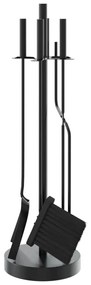 Conjunto de ferramentas para lareira 5 pcs 18x66 cm aço