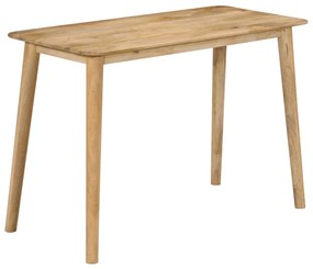 vidaXL Mesa de jantar 112x52x76 cm madeira de mangueira maciça