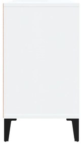 Armário de lavatório 80x33x60 cm derivados de madeira branco