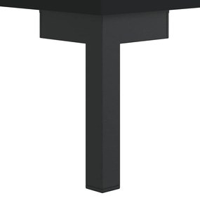 Mesa de cabeceira 40x40x50 cm derivados de madeira preto
