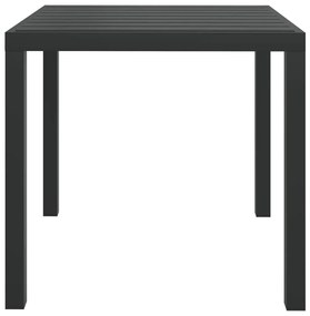 3 pcs conjunto de jantar p/ jardim c/ almofadões vime PE cinza