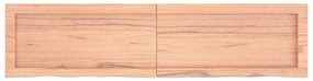 Prateleira de parede 120x30x(2-4) cm carvalho tratado castanho