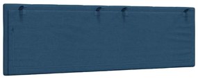 Almofadão de cabeceira 160 cm tecido azul